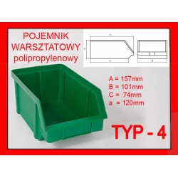 POJEMNIK WARSZTATOWY 157x101x74 mm